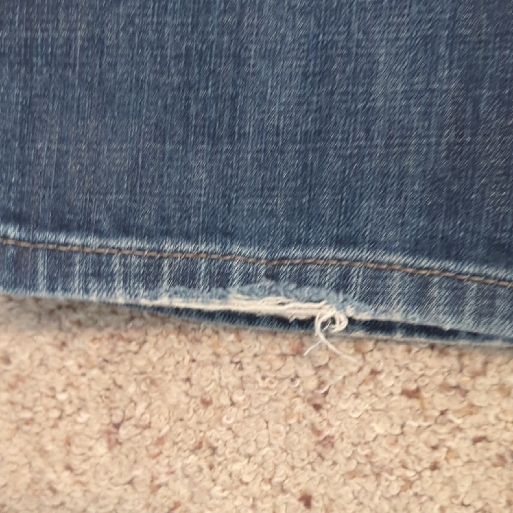 Calvin Klein Medium Wash‎ Flare Jeans Women's Size 14 Boho Retro - Picture 11 of 11